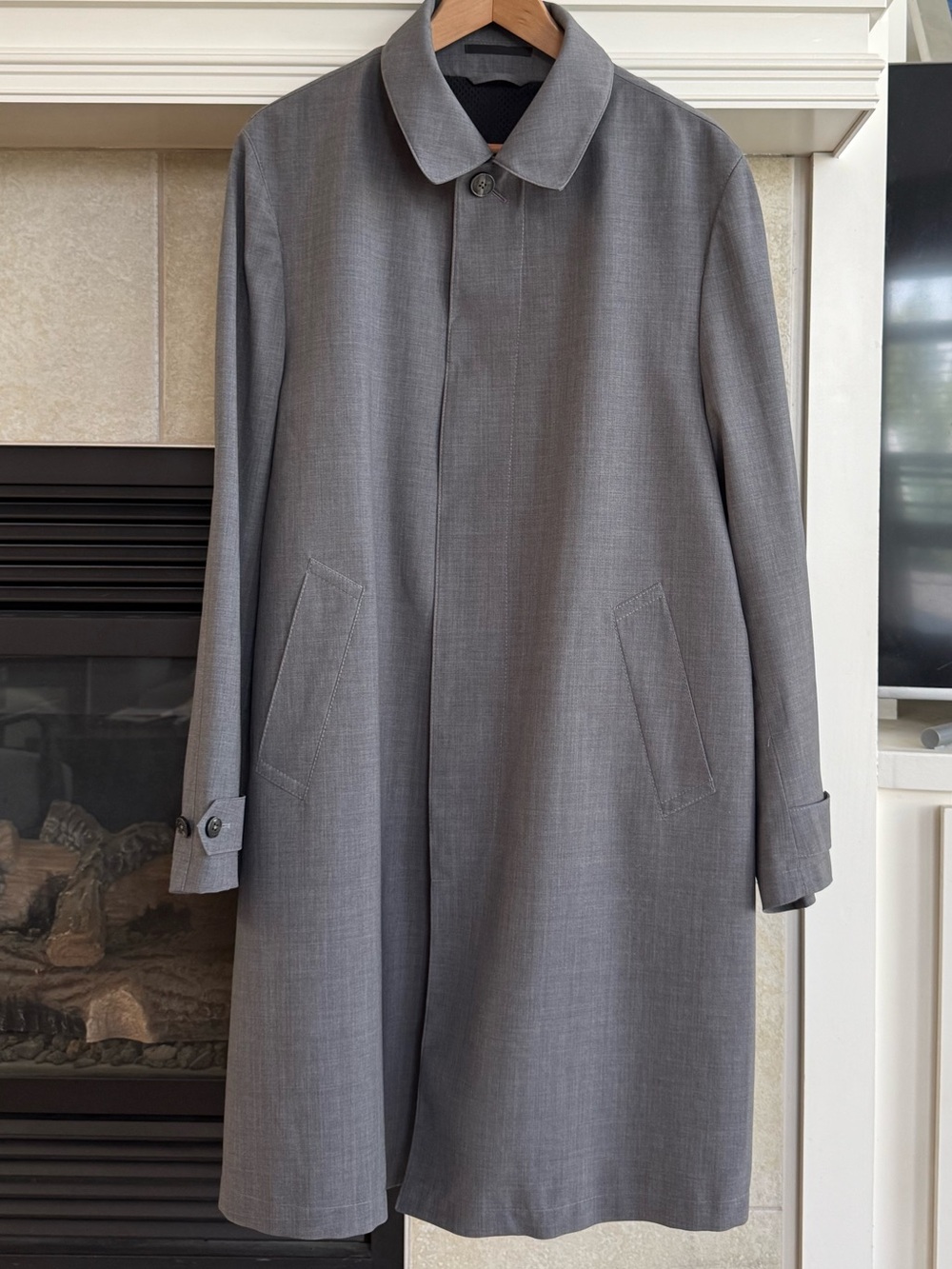 Z Zegna Merinotech Overcoat
